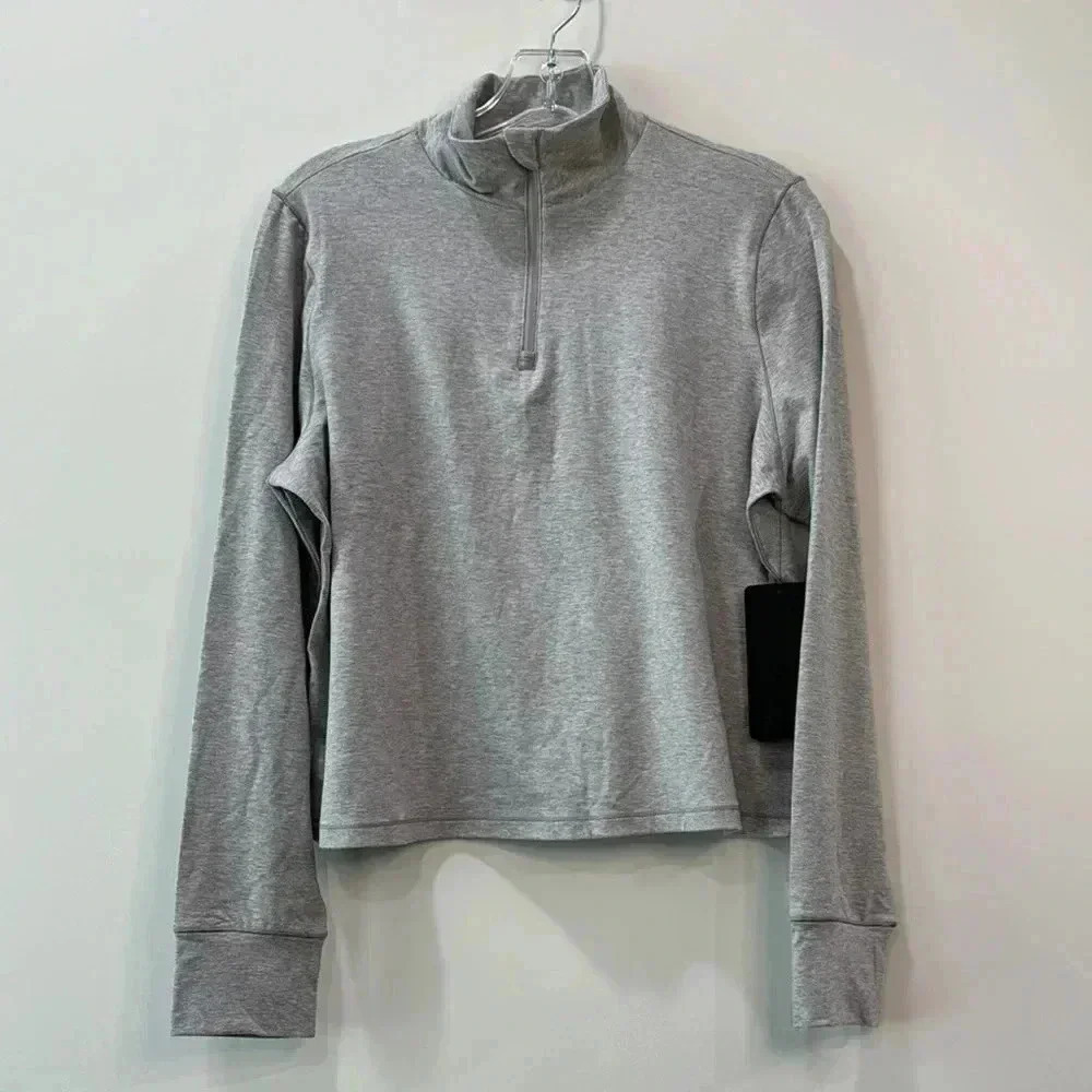 90 Degree By Reflex Long Sleeve Half Zip Sweatshirt M
